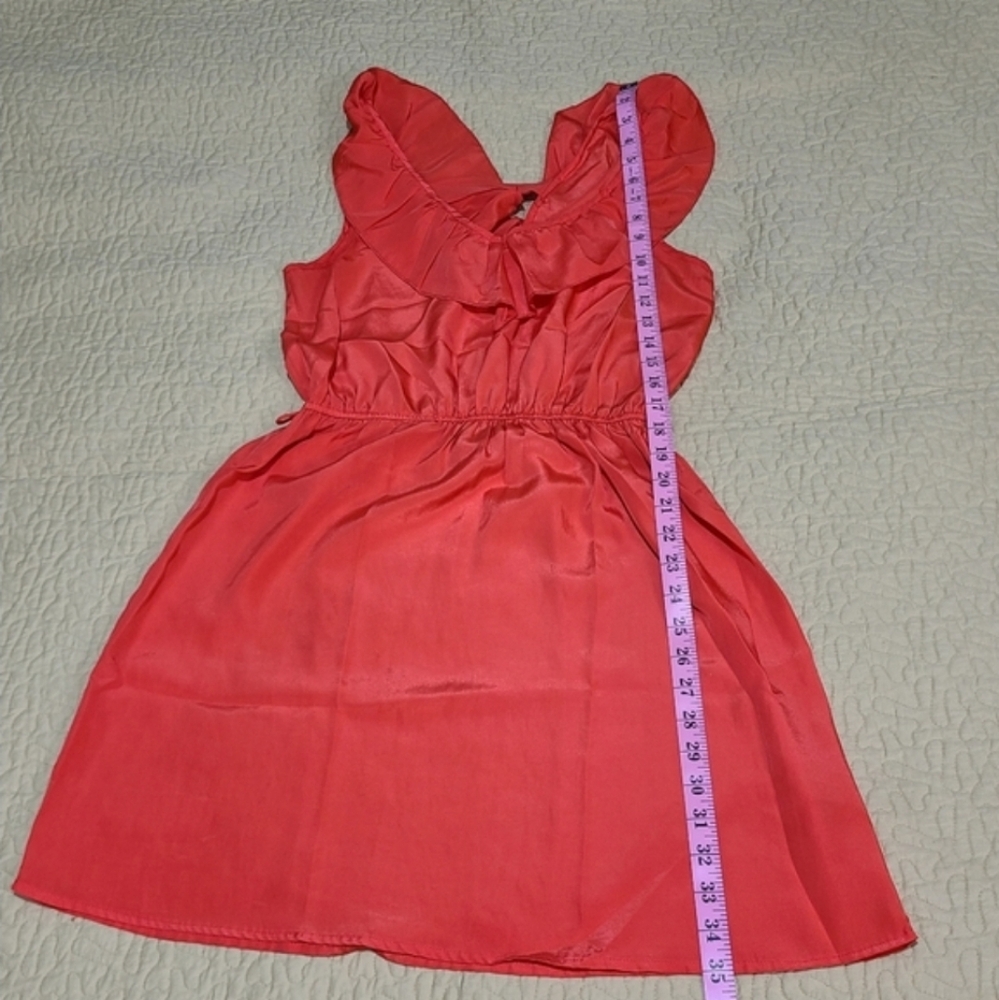 A'GACI ruffled smock mini dress size M - Picture 8 of 8